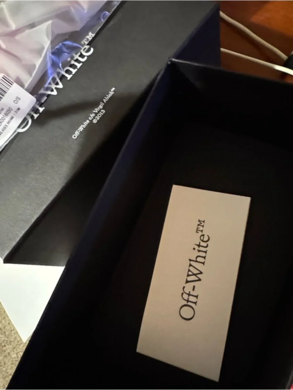 Off-White Tortoiseshell Cincinnati 54mm Square Sunglasses